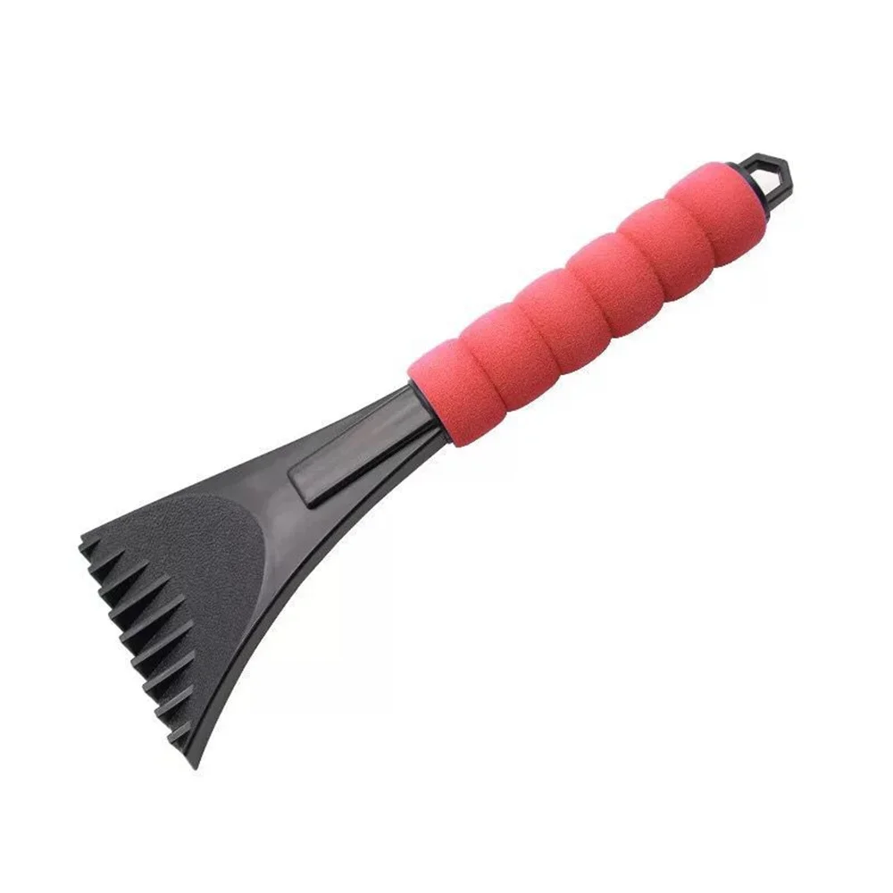 

Portable Plastic Car Ice Scraper Winter Snow Clean Windshield Scrapers with Sponge Handle De-icing Snow Shovel Winter Outdoor