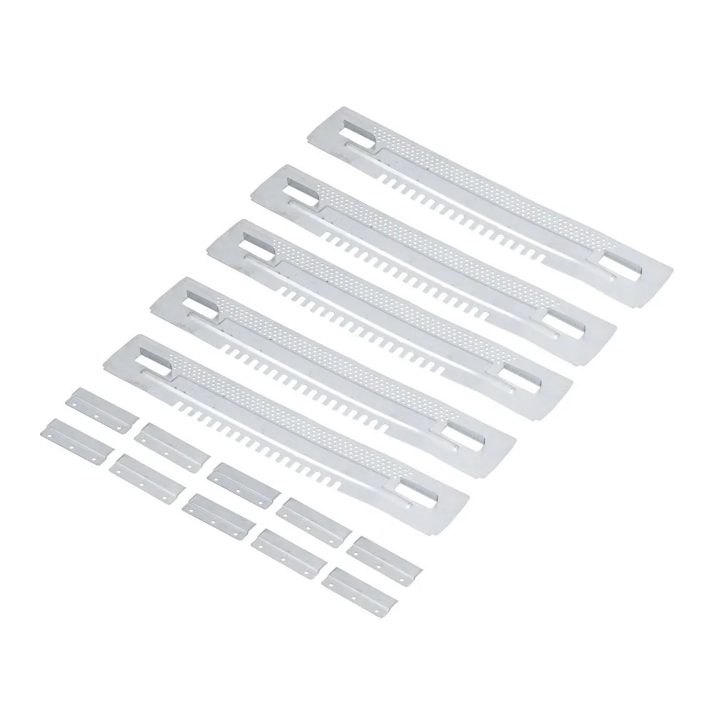 5Pcs Galvanized Iron Beehive Entrance Reducer Silver Escapeproof Beehive Travel Gate Beehive Mouse Guard Apiary Management