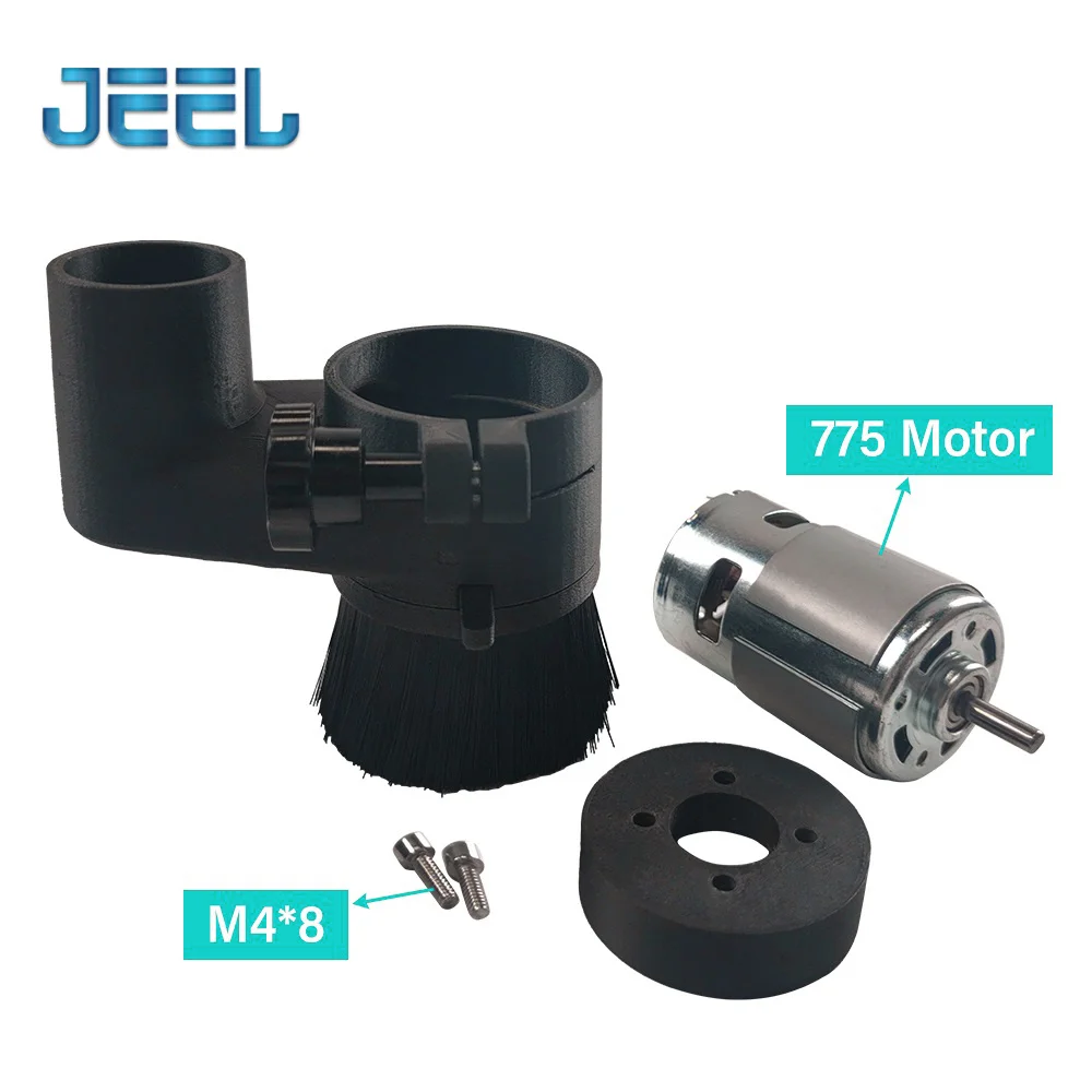 자기 분리형 먼지 커버 Brust 52mm 65mm 80mm 직경 775 CNC 밀링 머신 라우터 용 모터 집진기 브러시