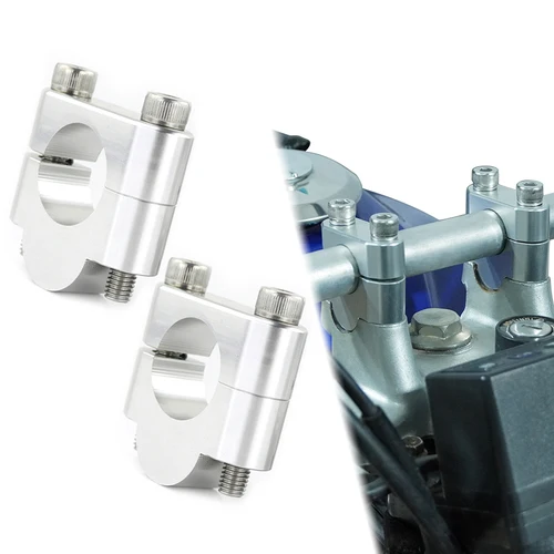 Elevador de montaje de manillar de barra ancha para motocicleta, 22mm, 7/8 "", con abrazaderas para Honda CRF150 CRF230L CRF300L CRF250L XR250R XR600R XR650L