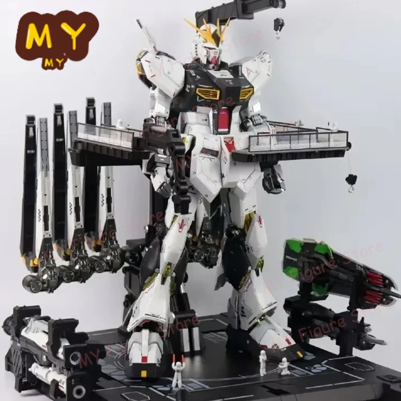 PG 1/60 Daban Metal Structure Rx-93 V Anime Figures Equipped With Floating Cannon Assembly Plastic Model Kid Toys Gifts