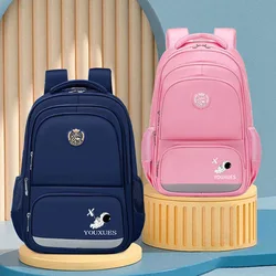 Mochila ortopédica impermeable para niños y niñas, morral escolar para escuela primaria, bolsa para libros