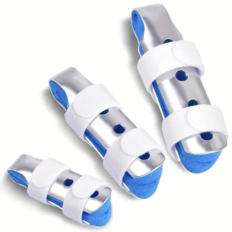Finger Splint 1-3PCS Finger Support Brace Stabilizer for Straightening Knuckle Immobilization Blue For Broken Fingers