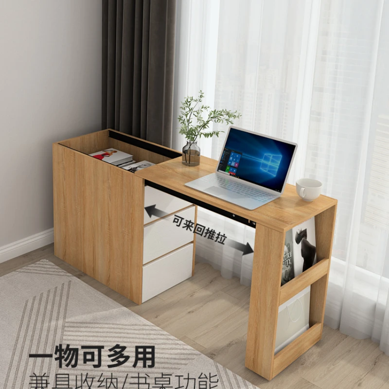 Beiying Cloud Home's sliding desk, sofa, side cabinet, living room, bedroom, a few corners, a few narrow cabinets with gaps