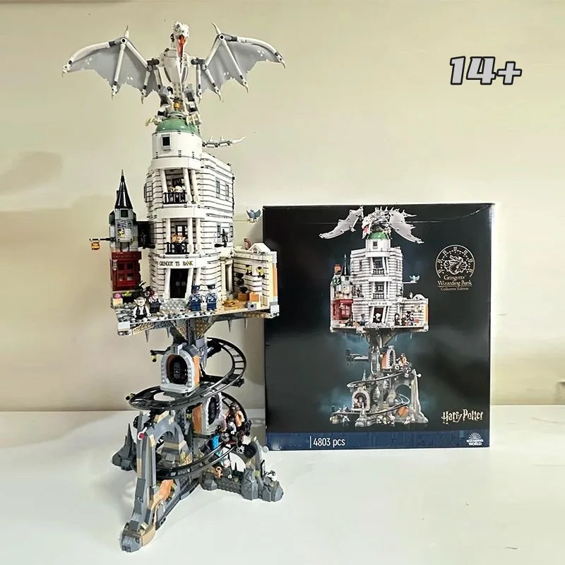 

Набор для сборки: Уникальный дизайн, инновационный конструктор Disney 76417 «Банк Гринготтс», офисный дисплей, сувениры для вечеринок для всех возрастов