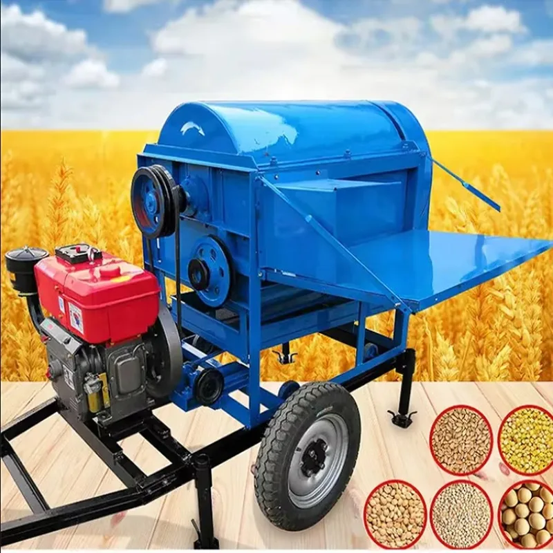 African Hot Sale Soybean Thresher/Disel Engine Rice Soybean Sheller/Automatic Bean Rice Thresher Wheat Thresher