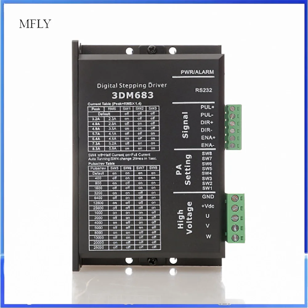 

18-50 В постоянного тока 1,0-8,0 А 3-фазный драйвер шагового двигателя 3DM580 для станков для лазерной гравировки и резки CO2