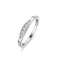 D Color VVS1 Moissanite Ring for Women Wedding Fine Jewely with Certificete 925 Sterling Sliver Engagement Rings Gifts