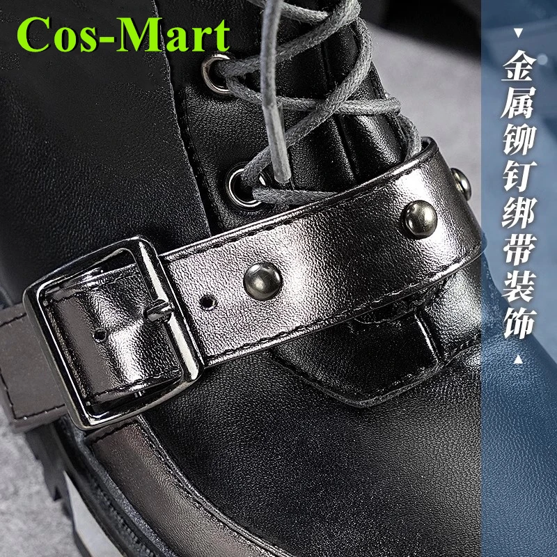 Cos-Mart Gra Identity V Tracy Reznik Mechanik Blokada Rdzeń Buty Cosplay Ghost Girl Pod Prawdą Strój do Odgrywania Ról Anime