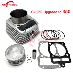 72.5MM 350CC BIG BORE Cylinder Kit for CG250 CG 250 Upgrade to CG350 Air-Cooled 16mm Pin Motorcycle Engine Parts