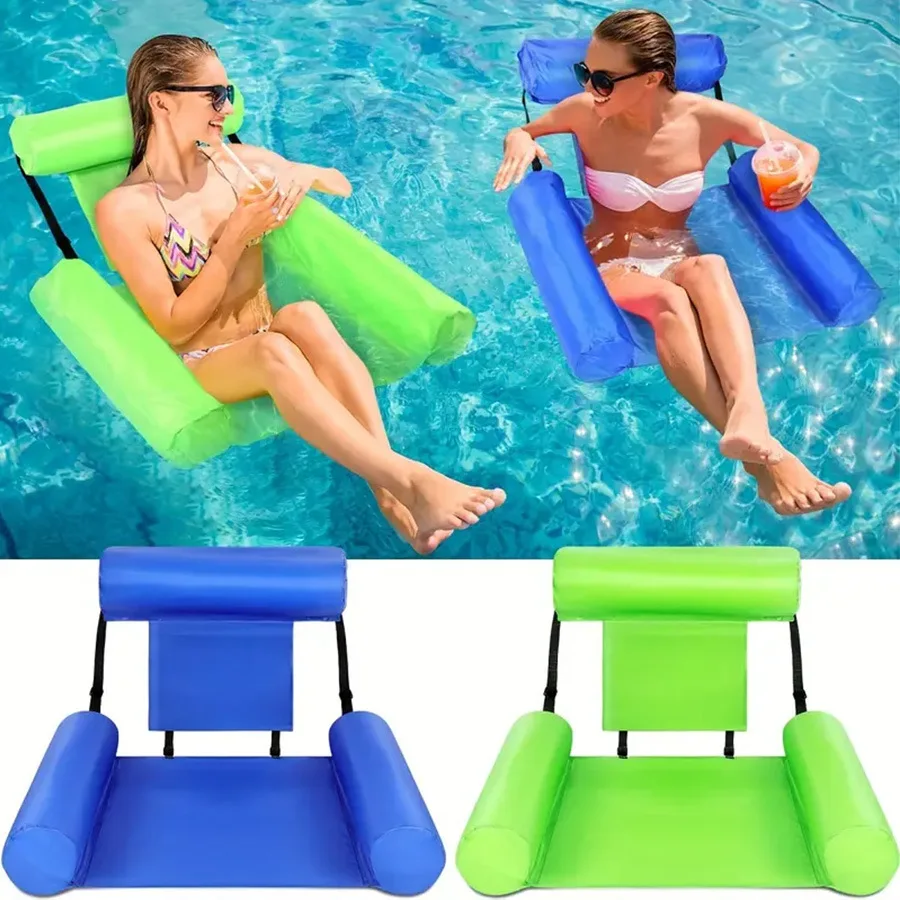 Inflatable PVC Floating Swim Water Hammock for Children & Adults-Durable Customizable Color & Size