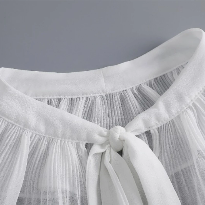 여자 여름 드레스 셔츠 여성을위한 분리형 칼라 어깨 랩 작은 케이프 가짜 칼라 흰색 레이스 거짓 칼라