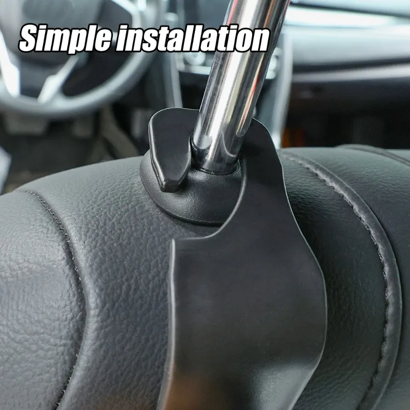 Universal Car Seat Back Hook Car Accessories Interior Portable Hanger Holder Storage Car Bag Purse Cloth Decoration Organizer