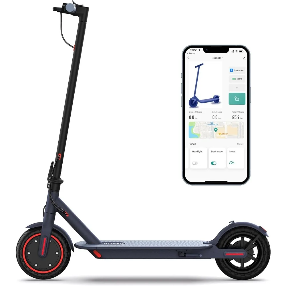 

Electric Scooter - 350W Motor, Max 21 Miles Long Range, 19Mph Top Speed, 8.5" Tires, Folding Commuting Electric Scooter Adults