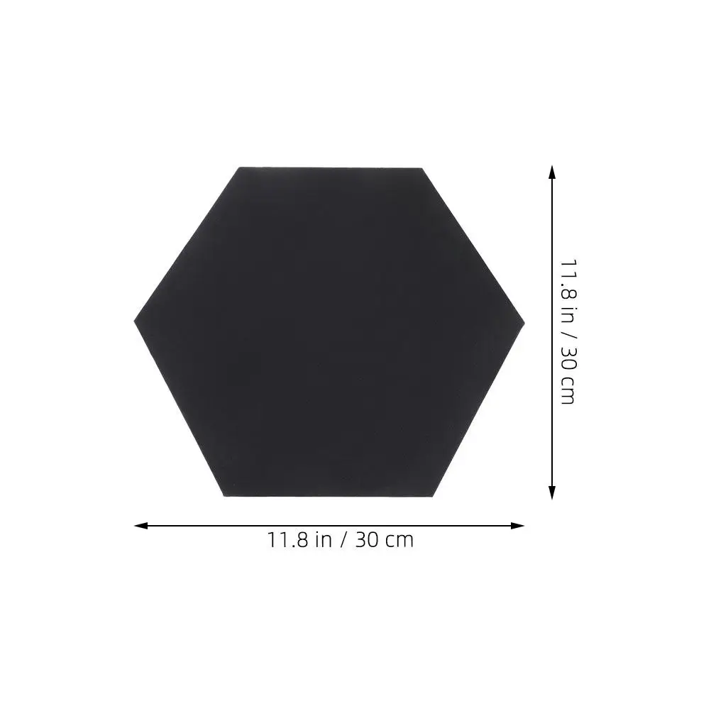 2Pcs Hexagon Canvas Boards Black Frame Sturdy Structured Artist Panels Ready to Hang Ideal Oil Acrylic Paint Board Painting
