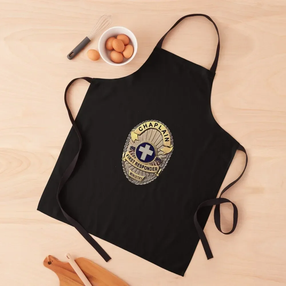 

Firsr Responder Chaplain Apron Kitchen For Men Utensils For Kitchen Apron