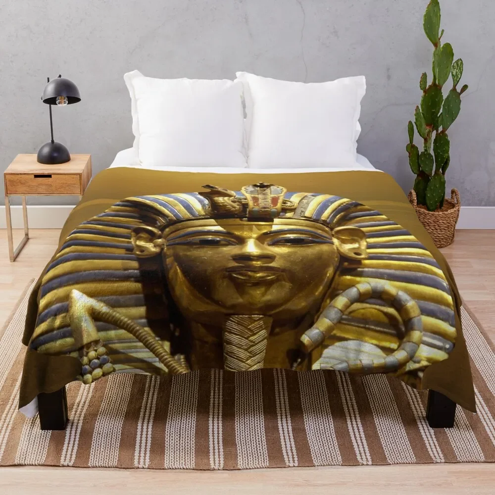 Egypt King Tut Throw Blanket For Decorative Sofa decorative Blankets