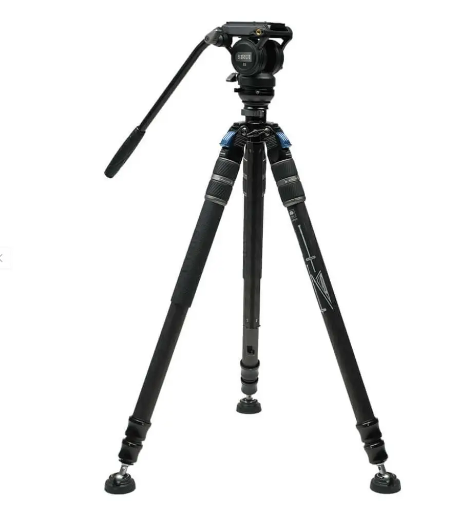 

SIRUI SVS60 Carbon Fiber Tripod with S3 Fluid Video Head ±15°Leveling, Max Load 13 lbs