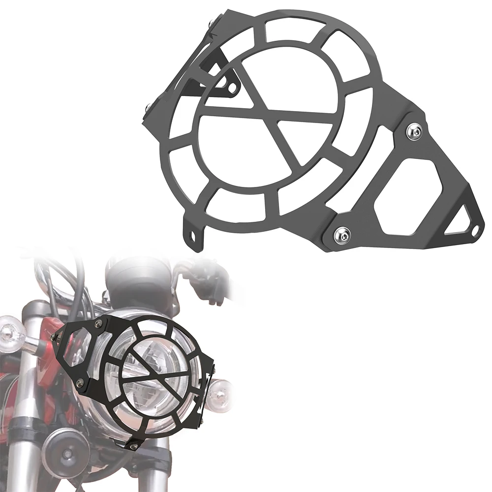 

Motorcycle Headlight Grill Cover Mesh Fit For Honda Monkey 125 2018-2024 DAX125 DAX 125 Front Head Light Lamp Protector Guard