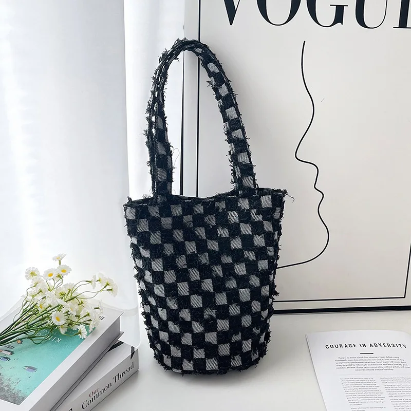

New Niche Style Denim Shoulder Bag 2025 | Large-capacity Crossbody, Trendy & Casual for Commuting & Shopping