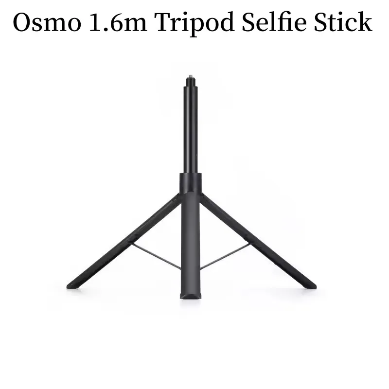 

New Osmo 1.6m Tripod Selfie Stick wide-angle capture. Lightweight, durable, and unfolds quickly for easy use for DJI Osmo 360