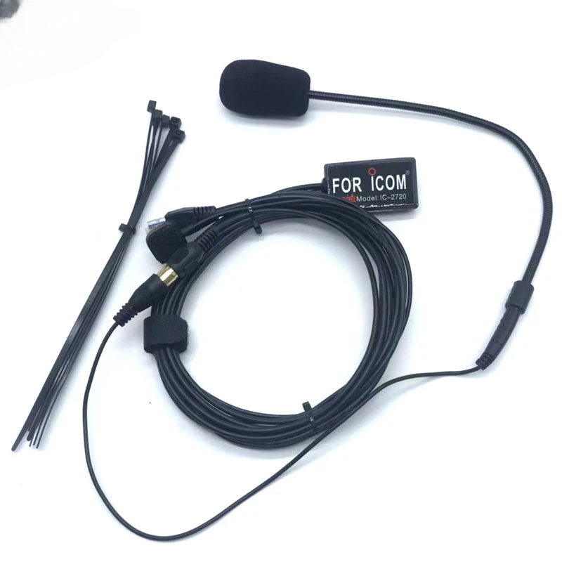 ICOM IC2200H Finger PTT Mic 8-Pin Hands-free Microphone for IC-2200H IC2720 IC-2720 IC2820 IC-2820 IC2730 IC-2730 Car Radio