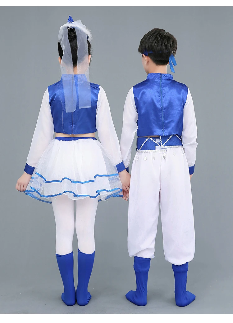 子供モンゴルダンスパフォーマンス少数民族フォークダンス子供伝統モン族練習ミャオ族ダンスモダンドレス