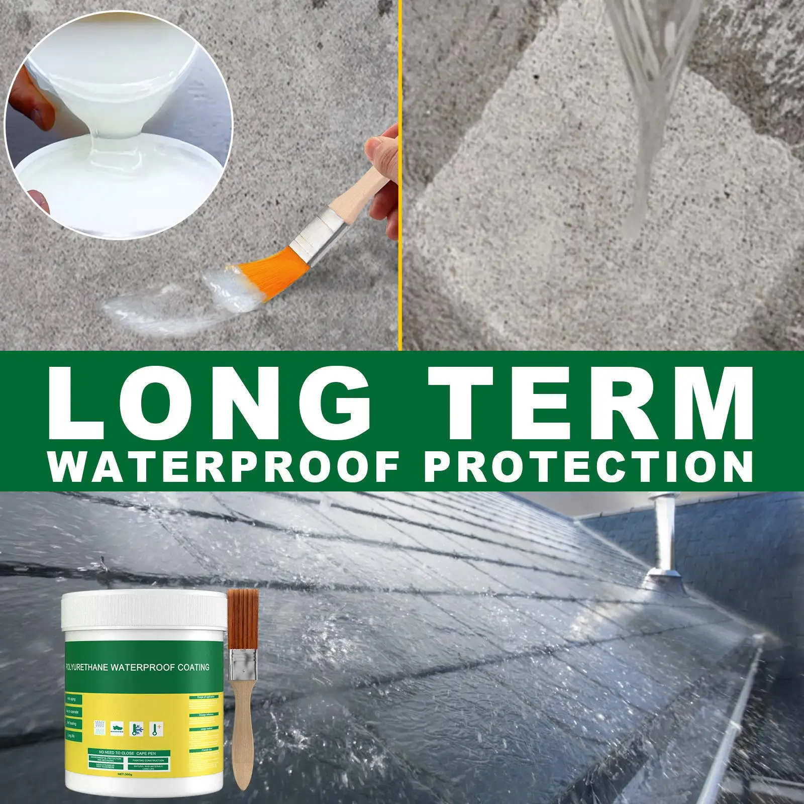 Transparent Waterproof Insulating Sealant, Glue for Floor Tiles Multi Surface