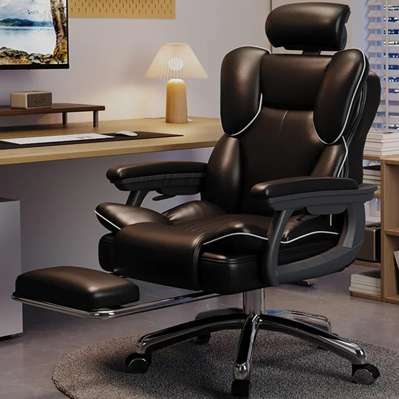 Silla de Oficina giratoria para ordenador, mecedora para dormitorio, Relax, Silla de Oficina barata, Silla moderna para conferencias, muebles ergonómicos