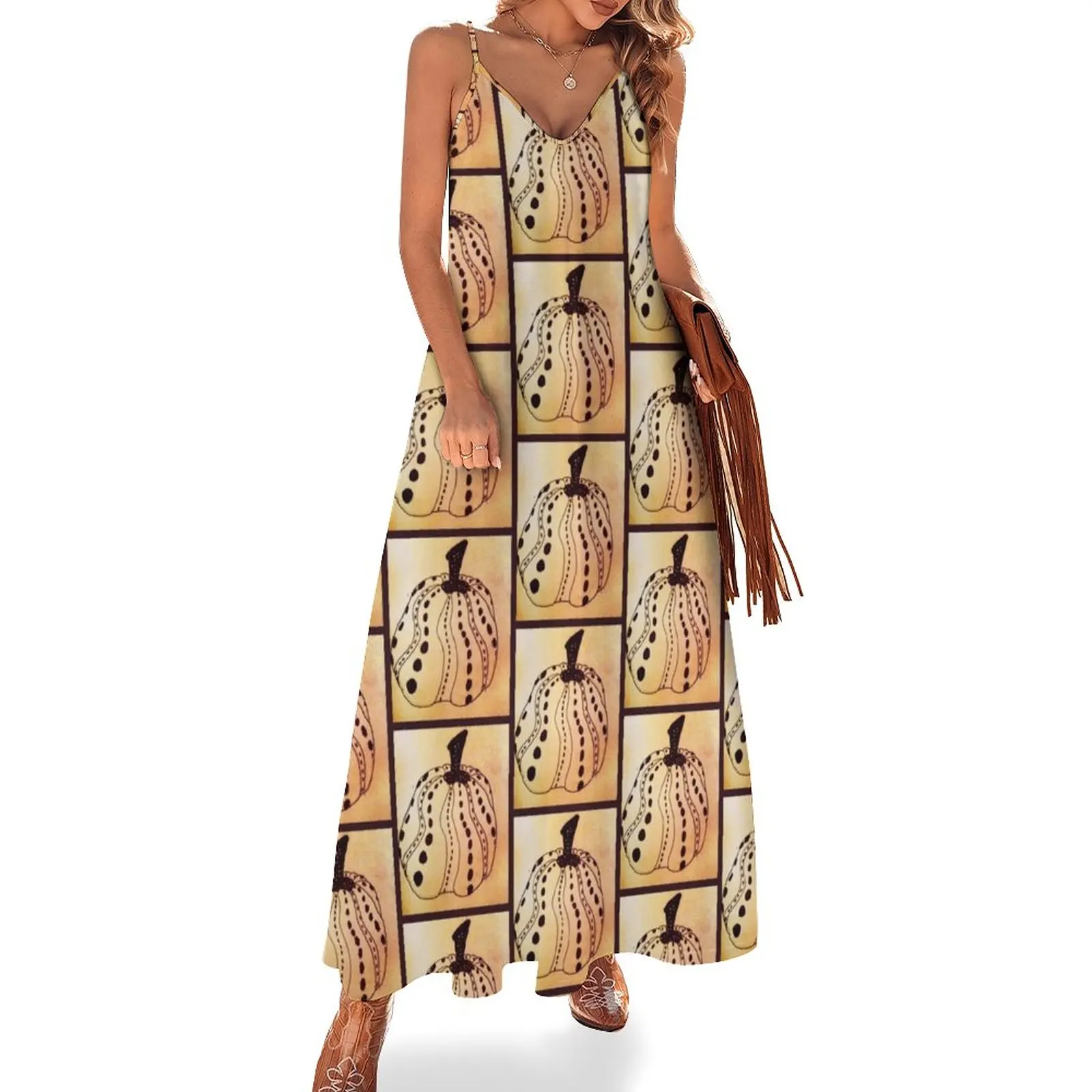 

Man I Love this Pumpkin Sleeveless Dress beach outfits for women evening dresses luxury 2023