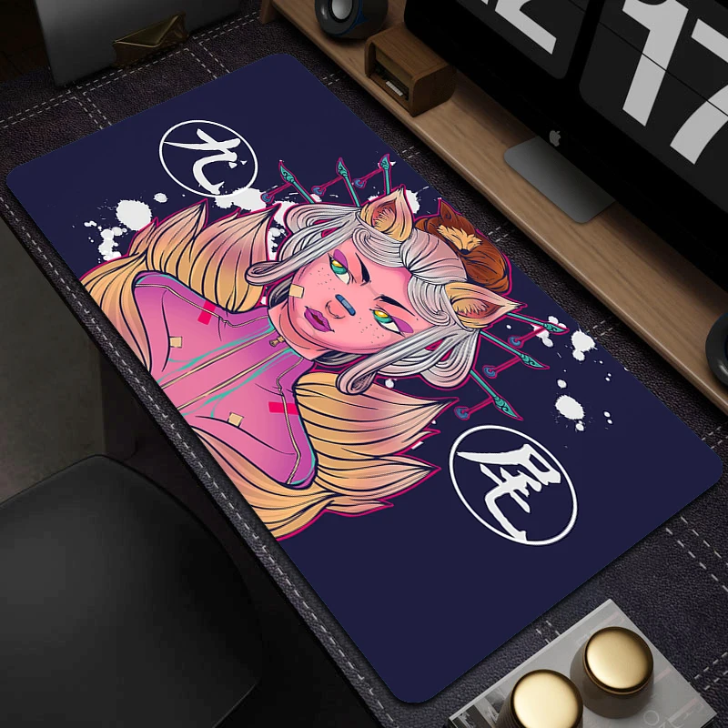 

Beast Art Mouse Mat Game Non-Slip Desk Mat HD Print Mouse Pad Large Gaming Mousepad Gamer Rubber Computer Keyboard Accessories