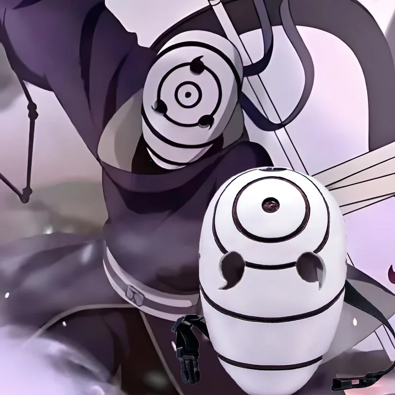 หน้ากากนารูโตะ โอบิโตะ ของตกแต่งฮาโลวีน หน้ากากอนิเมะการ์ตูน ของตกแต่งเทศกาล อุปกรณ์คอสเพลย์ ของตกแต่งงานปาร์ตี้ ของขวัญ