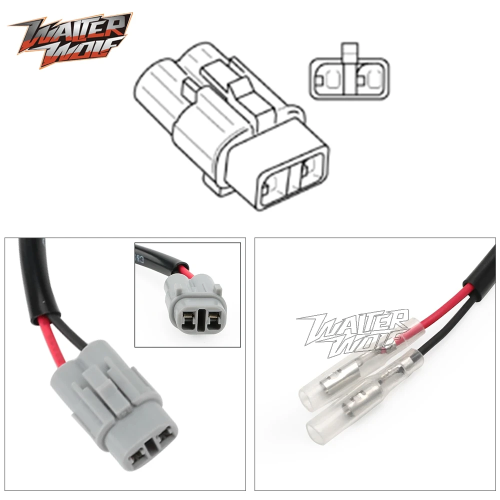 Tail Tidy License Number Plate Light Wiring Harness Plug For Kawasaki Ninja ZX-4R ZX-6R ZX-10R ZX400 ZX636 Z900 Z1000 Wire Lead