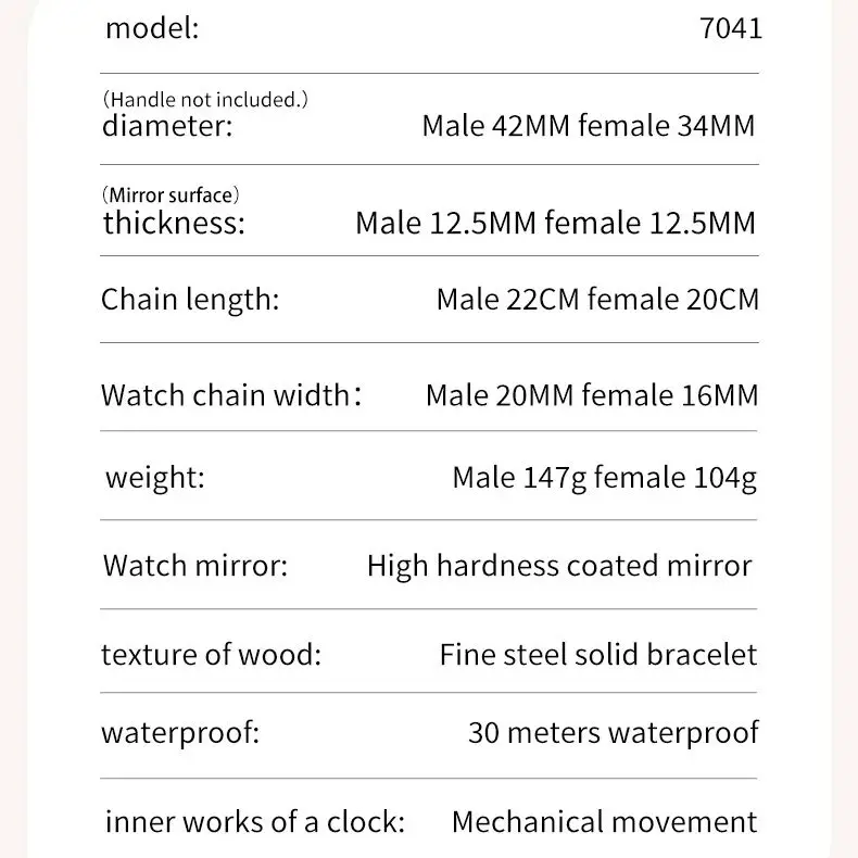 OLEVS 7041 นาฬิกาคู่หรูหรา Original นาฬิกากลไกอัตโนมัติ Diamond Moon Phase ผู้ชายผู้หญิงนาฬิกา Top Lover นาฬิกาของขวัญ