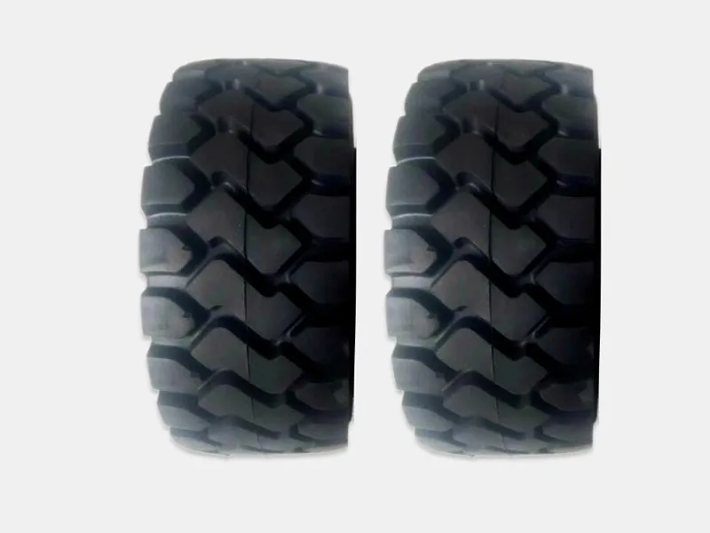 JDM Loader Rubber Tires Tyre 137mm for 1/12 1/14 scale RC Hydraulic Bulldozer