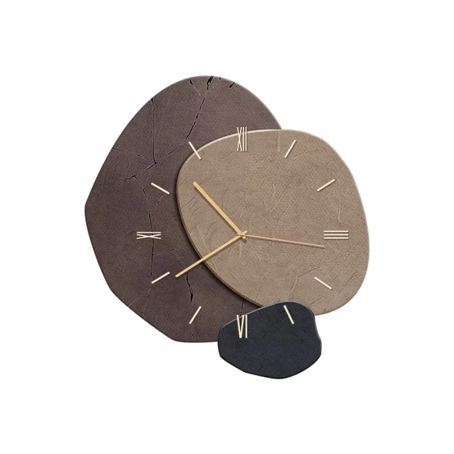 

Gift Living Room Wall Clock Decoration Art Unique Hands Home Wall Clock Pieces Wood Round Modern Kitchen Office Reloj Home Decor