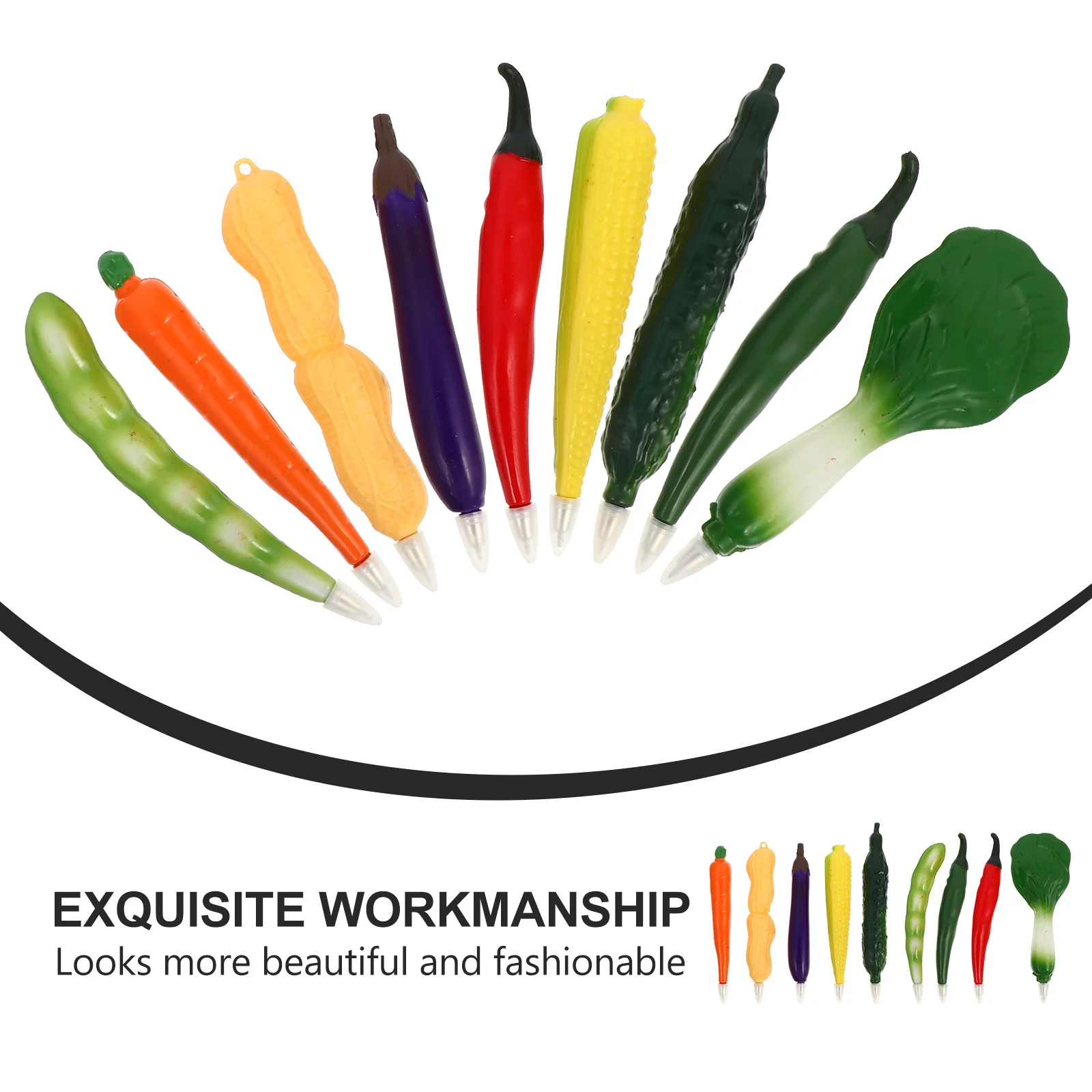 9 قطع الكرتون الفاكهة حبر جل مجموعة أقلام الإبداعية الفاكهة على شكل أقلام الكتابة للطلاب السلس الأسطوانة قلم مكتب التوقيع #3