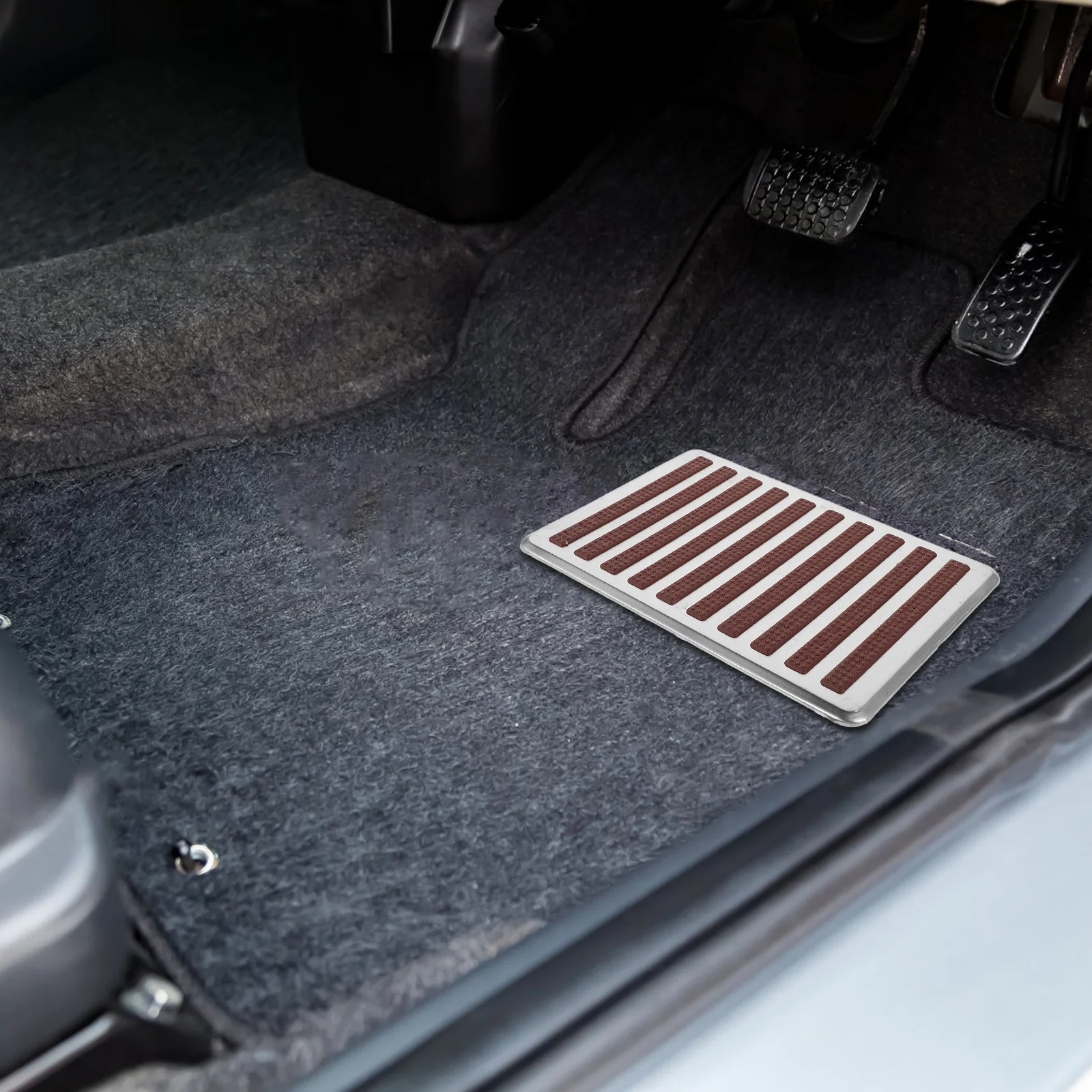 

Universal Stainless Steel Car Pedal Covers Non Slip Durable Brake Accelerator Repair Patch Auto Interior Accessories For