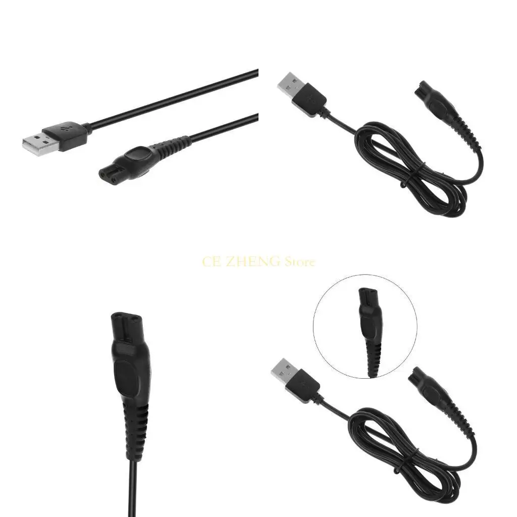 E56B USB 플러그 8V HQ850 면도기 면도기를위한 충전 어댑터 HQ850 충전 면도