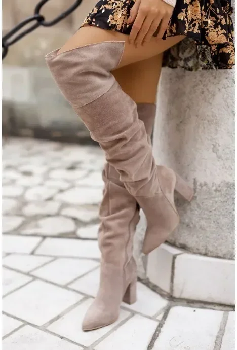 Women's Boots Autumn Winter Footwear Boots-Women Pointe Shoes Luxury Designer Sexy Thigh High Heels High Sexy 2024 Large image 2