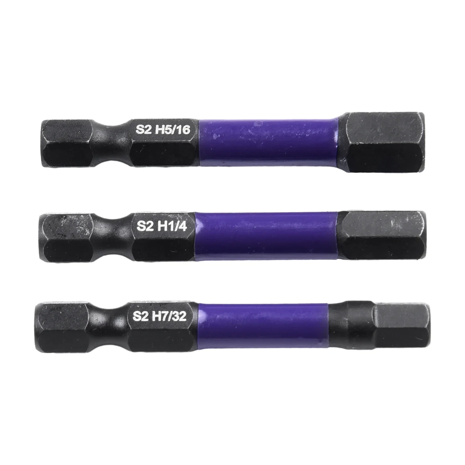 10Pcs Magnetic Hex Head Screwdriver Bit Set 1/4 Shank Screwdriver Bit Imperial 5/64 3/32 7/64  1/8 9/64 5/32 3/16 7/32 1/4 Power