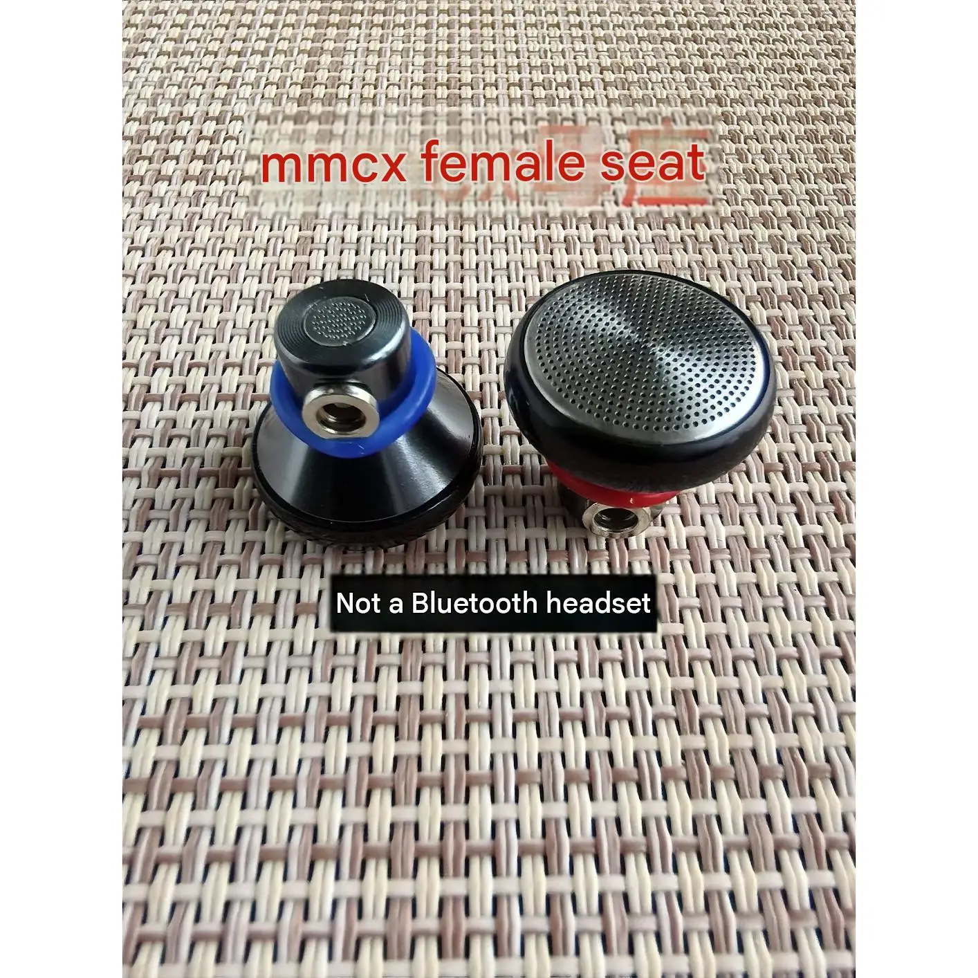 Audiophiles Flachkopf-Kabelgebundenes Ohrhörer-Set mit starkem Bass und HiFi-Klang, MMCX-Kabel austauschbar, vergleichbar mit MX500 MX760 MX985