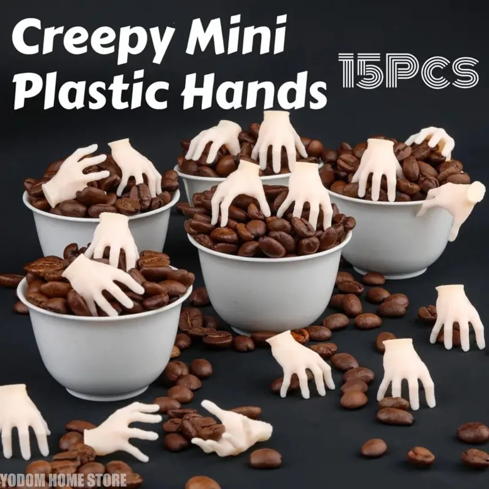 Halloween Horror Mini Plastic Hands Spooky - for Escape Room Haunted House Prank Atmosphere