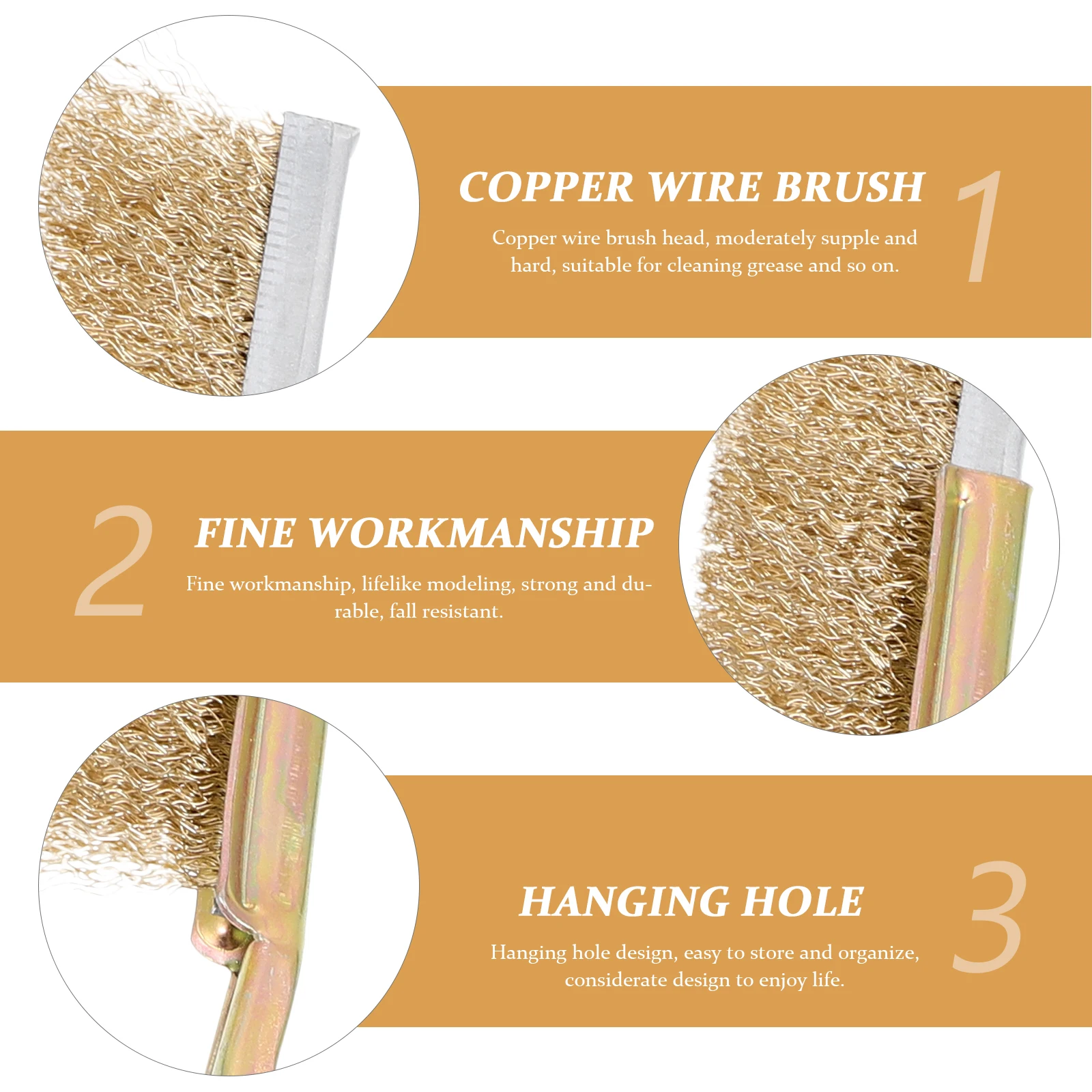 

Brush Wire Chicken Coop Cleaning Tools Long Tube Cleaner Copper Bird Poop Wipes