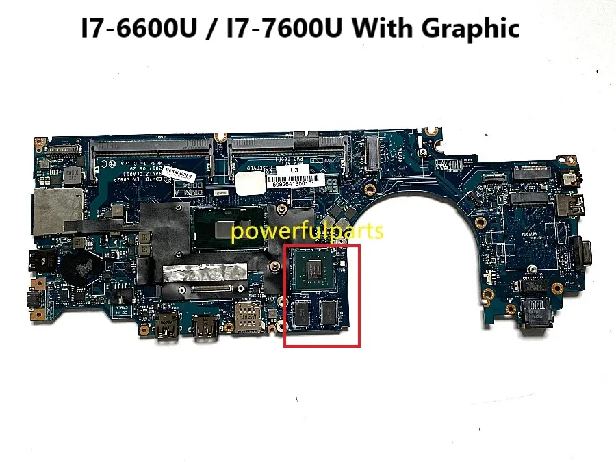 

For Dell Latitude 5480 Motherboard CDM70 LA-E082P i7-6600u i7-7600u cpu 0X0M92 0VD6TR Working Good