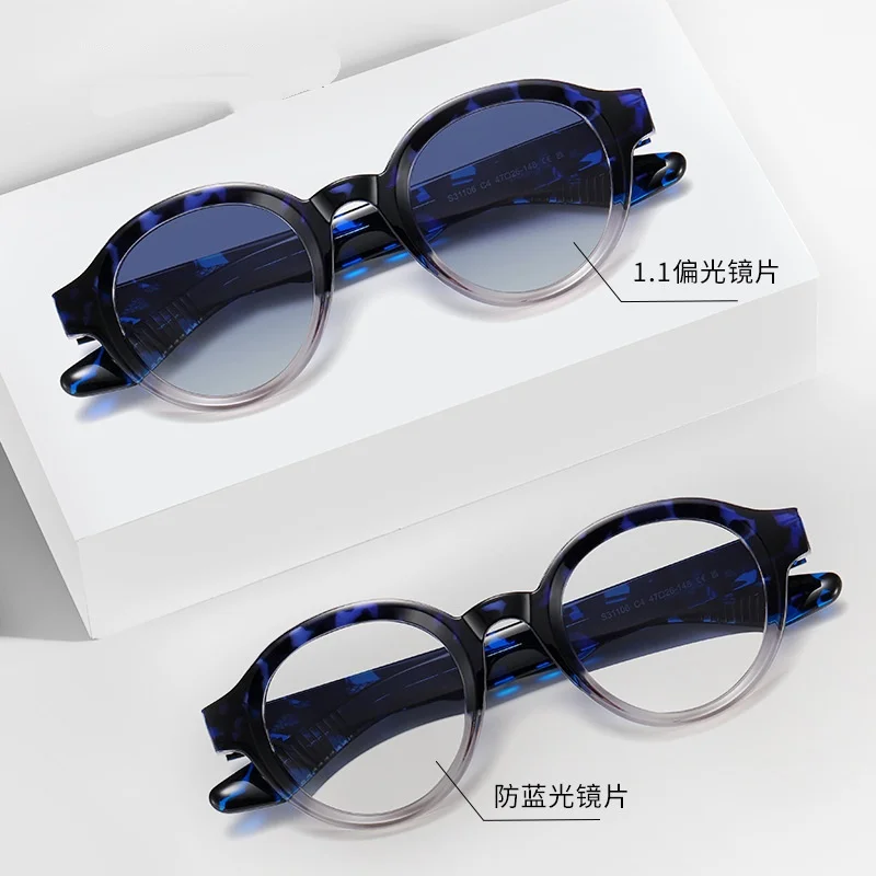 

Acetate Polarized Sunglasses UV400 Sun Glasses Men Vintage Sunglasses Shades UV400