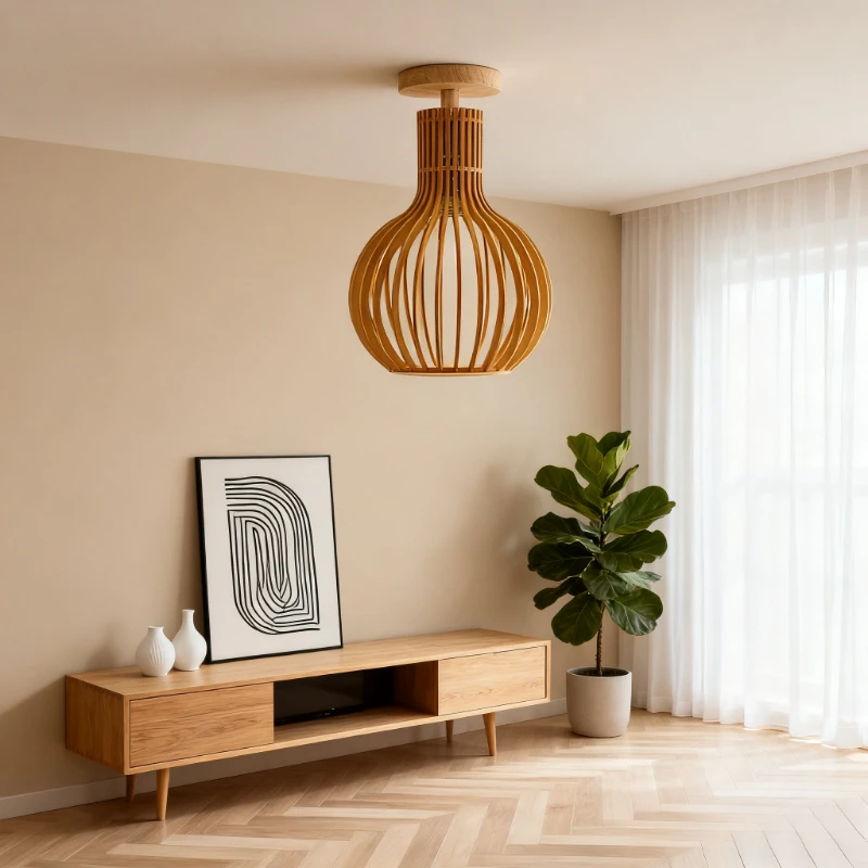 

Деревянные потолочные светильники, скандинавский потолочный подвесной светильник, люстра для ресторана, подвеска для гостиной, столовой