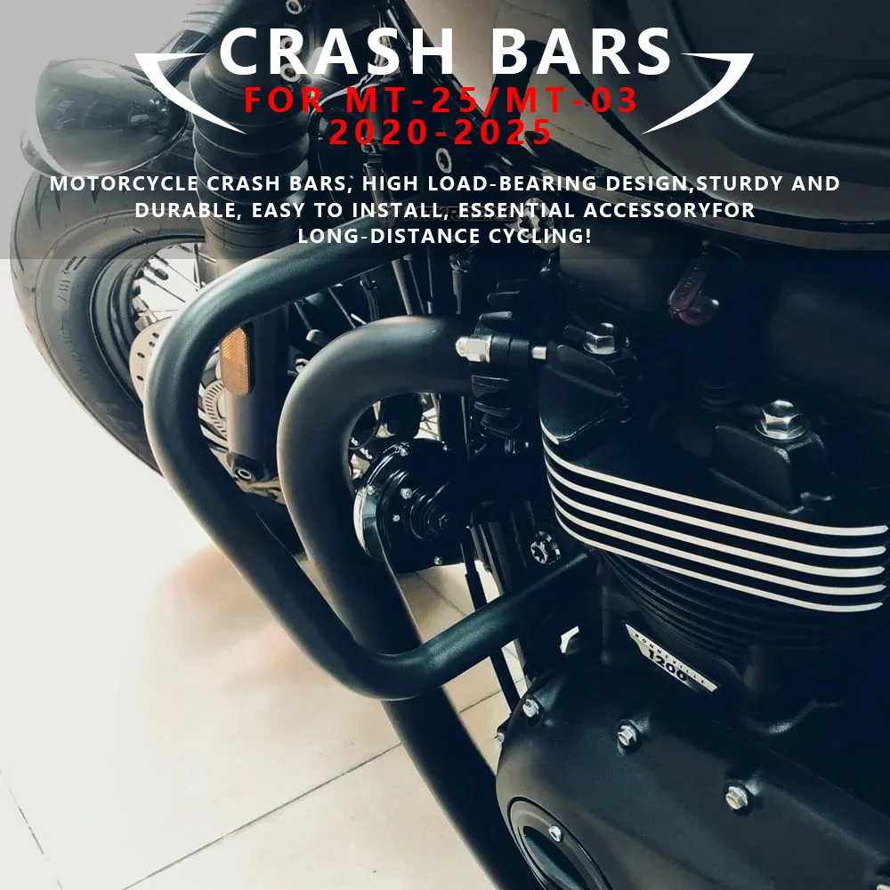 

For YAMAHA MT-25/MT-03 2020-2025 Motorcycle Accessories Falling Engine Protetive Guard Cover Crash Bar Frame Protector Bumper