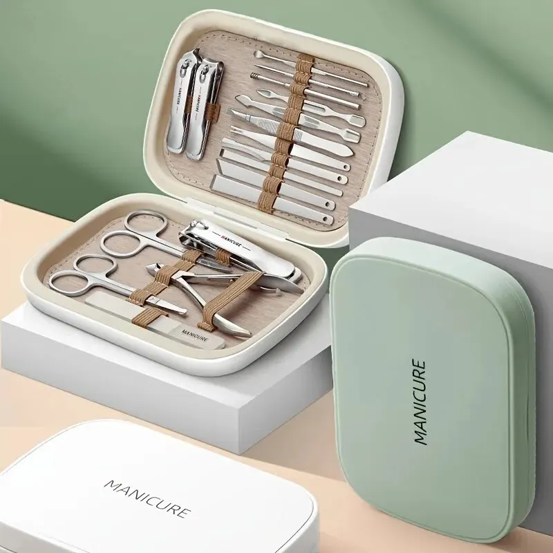 Neues Nagelknipser-Set aus hochwertigem Edelstahl mit Adlerschnabelzangen, Nagel- und Fußtrimmer-Set, professionelles Maniküre-Set