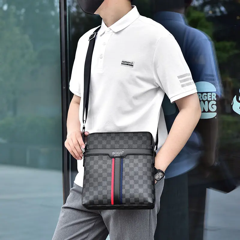 New Men's Crossbody Bag Wear-resistant Shoulder Bag Fashion Printed Men's Bag Business Commuting Men's Backpack